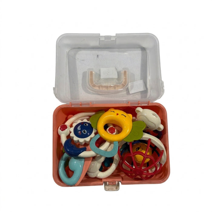 Baby Rattle And Teether Gift Set