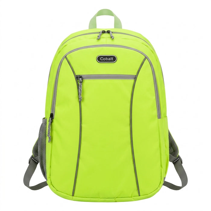 Backpack With Front Zip Pocket And Side Mesh Pocket