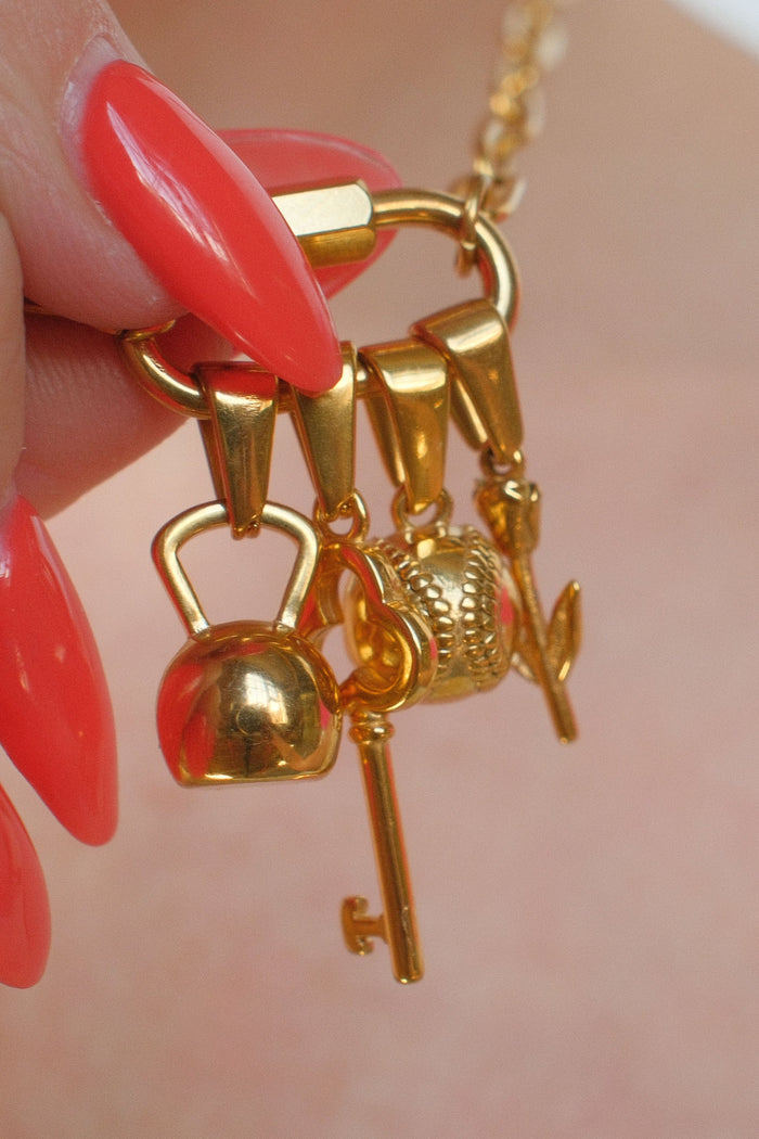 Baseball Necklace Charm