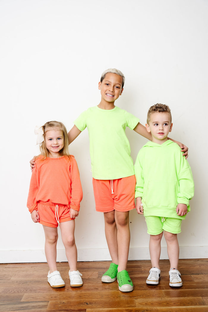 basic tee - neon green