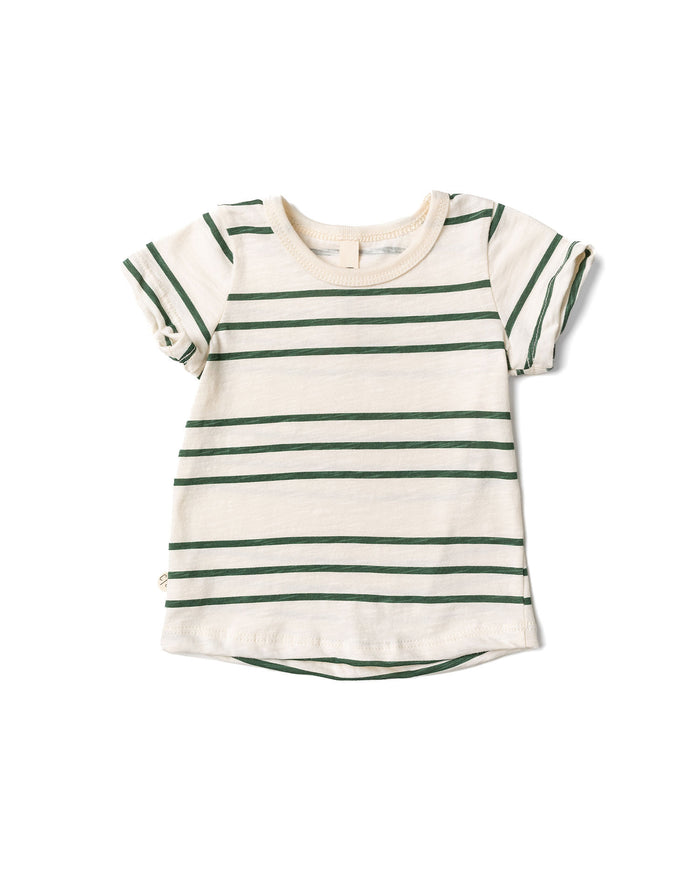basic tee - triple stripe on golf green