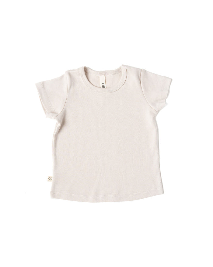 basic tee - white sand