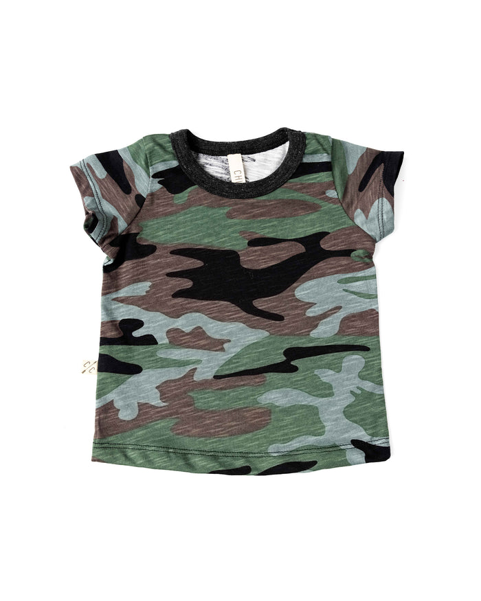 basic tee CO - classic camo