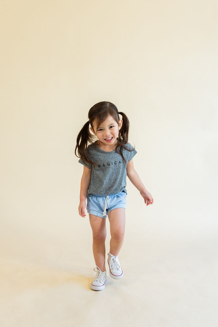 basic tee CO - magical on heather gray