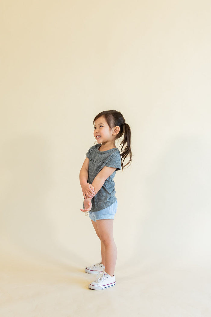 basic tee CO - magical on heather gray