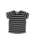 basic tee CO - obsidian stripe