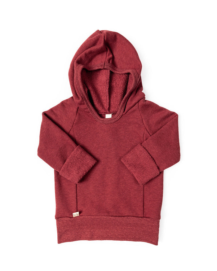 beach hoodie CO - crimson