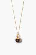 Bell Pendant Necklace Smoky Quartz