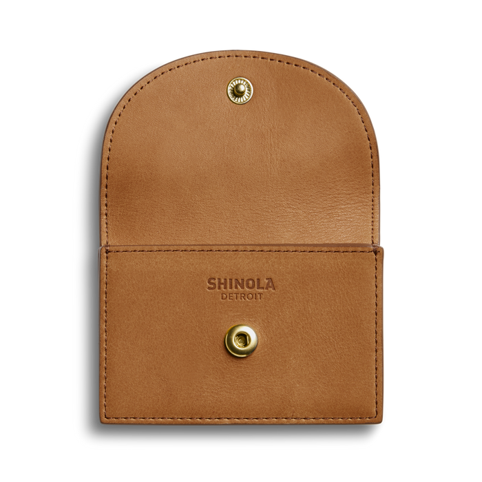 Birdy Accordion Card Holder - Tan