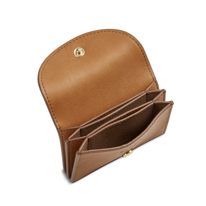 Birdy Accordion Card Holder - Tan