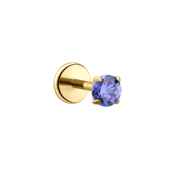 Gold / December Tanzanite / Single