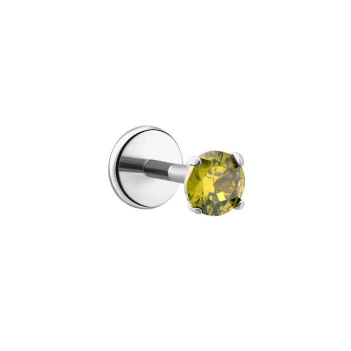 Titanium / August Peridot / Single