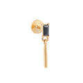 Black Honey Flat Back Stud