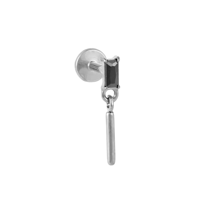 Black Honey Flat Back Stud