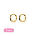Black Titanium Celestial Hoops