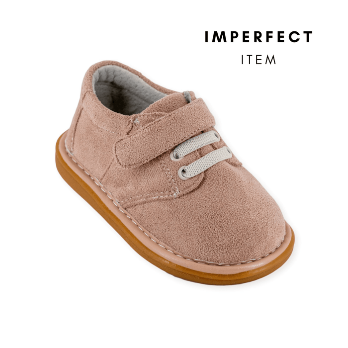 Blake Beige Shoe (IMPERFECT) - Wee Squeak