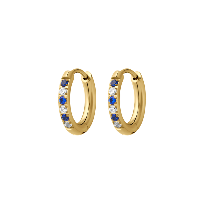 Blue Hour Titanium Celestial Hoops