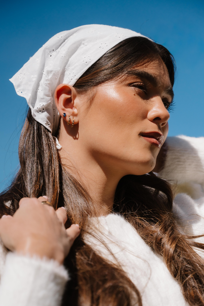 Blue Hour Titanium Celestial Hoops