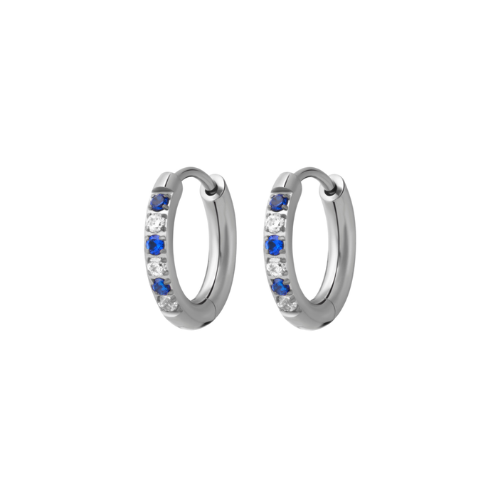 Blue Hour Titanium Celestial Hoops