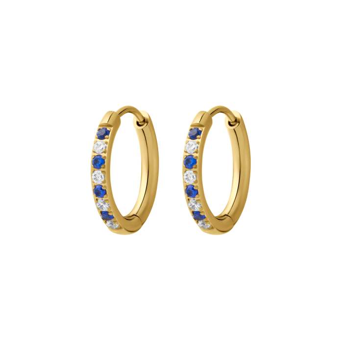 Blue Hour Titanium Celestial Hoops