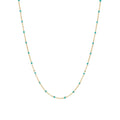 Blue Skies Enamel Dotted Necklace