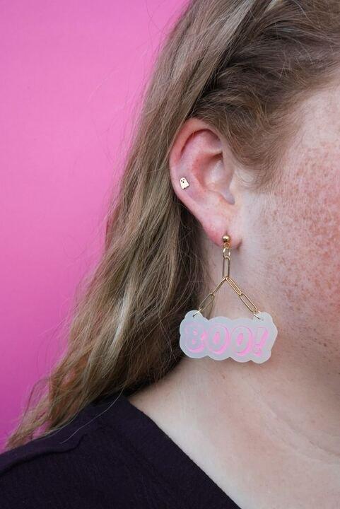 Boo! Glow-in-the-dark Earrings