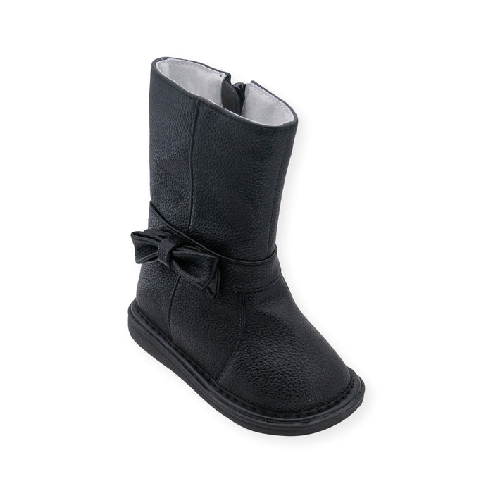 Bow Boot Black - Wee Squeak