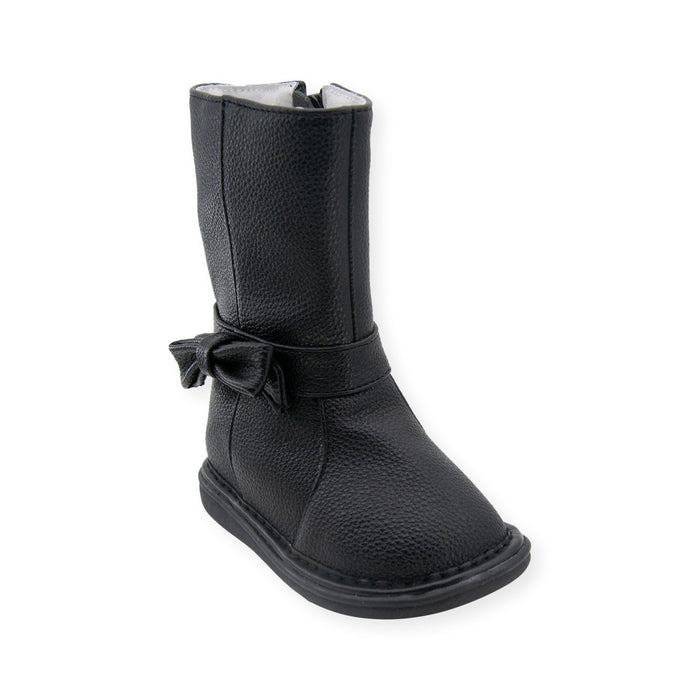 Bow Boot Black - Wee Squeak