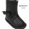 Bow Boot Black (IMPERFECT) - Wee Squeak