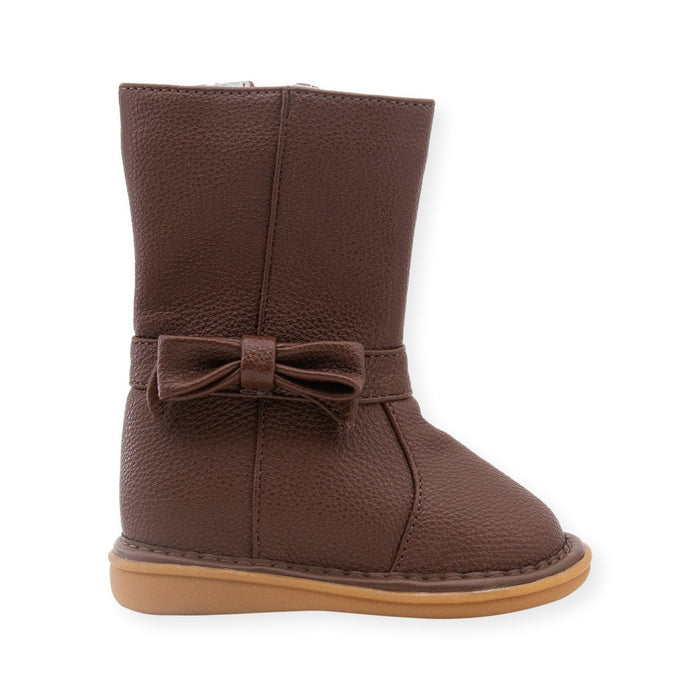 Bow Boot Brown - Wee Squeak