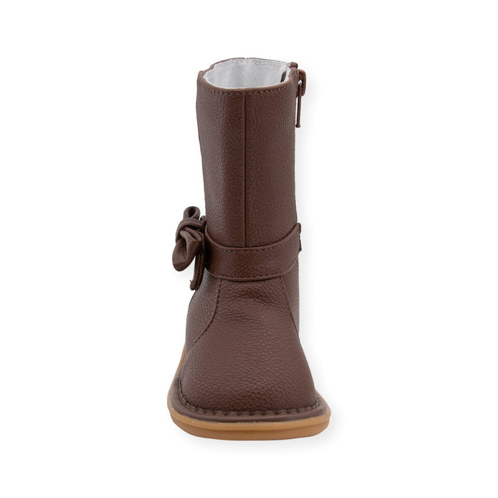 Bow Boot Brown - Wee Squeak