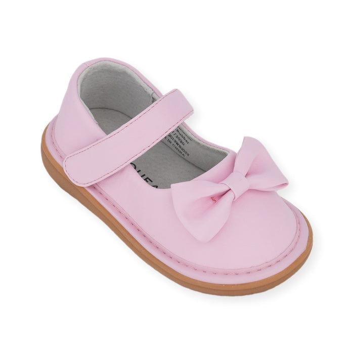 Bow Pink Shoe - Wee Squeak