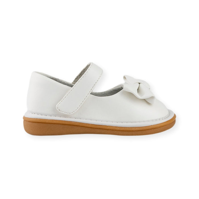 Bow Shoe White - Wee Squeak