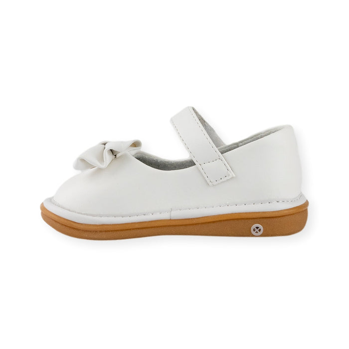 Bow Shoe White - Wee Squeak