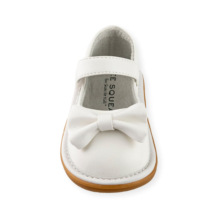 Bow Shoe White - Wee Squeak