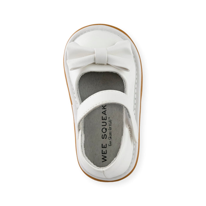 Bow Shoe White - Wee Squeak