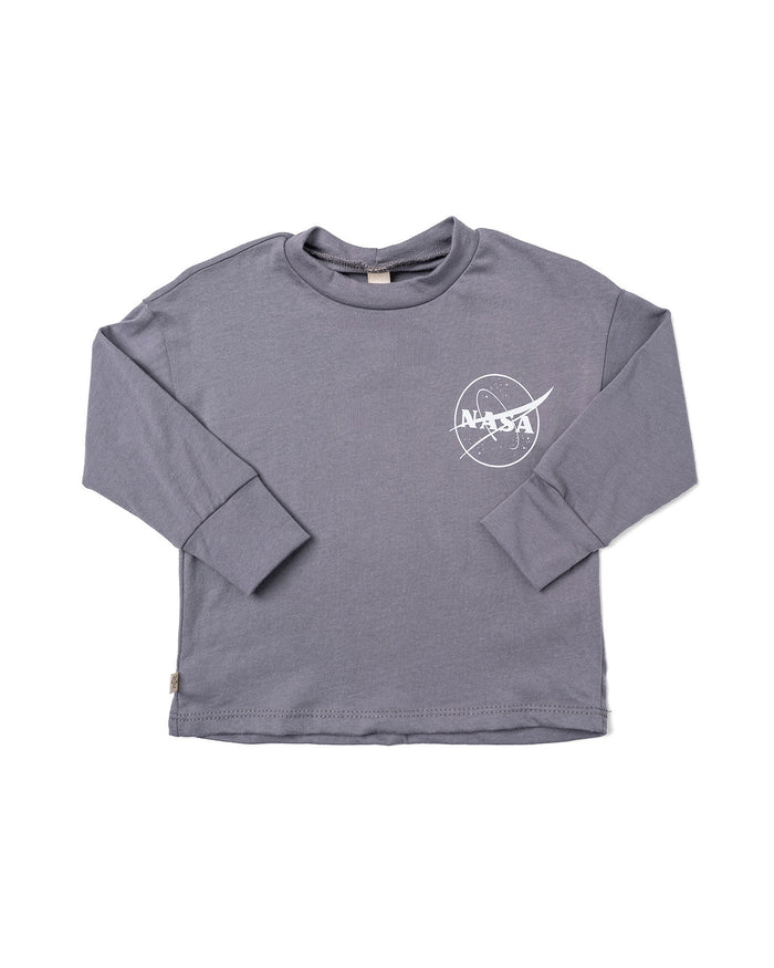 boxy long sleeve tee - NASA on cosmos