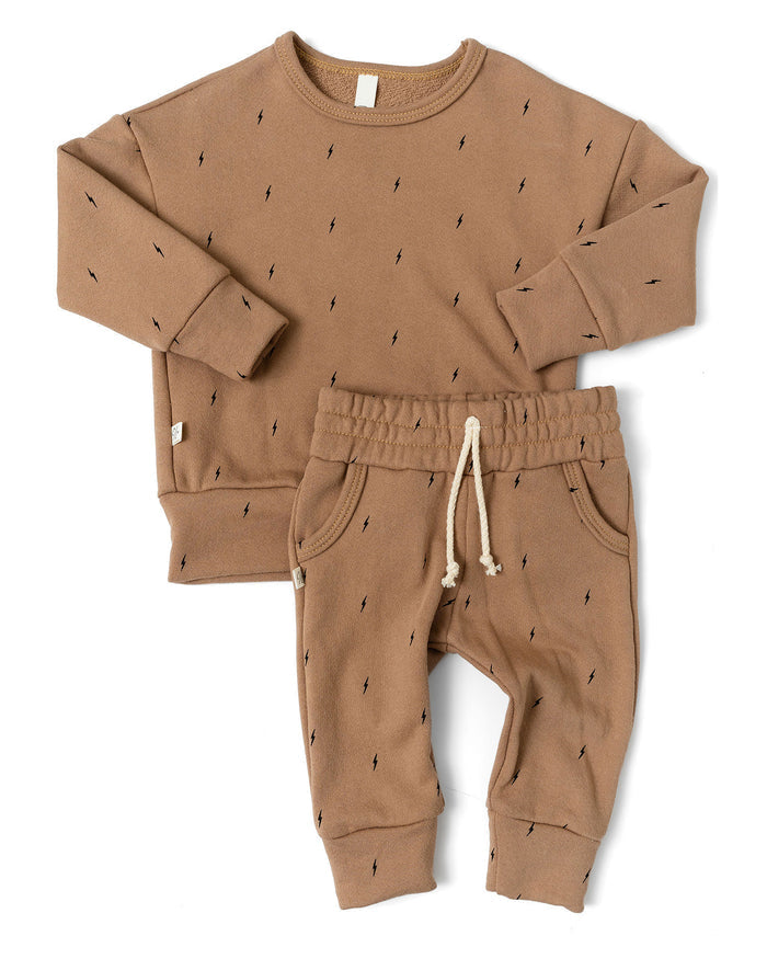 boxy set - bolts on khaki