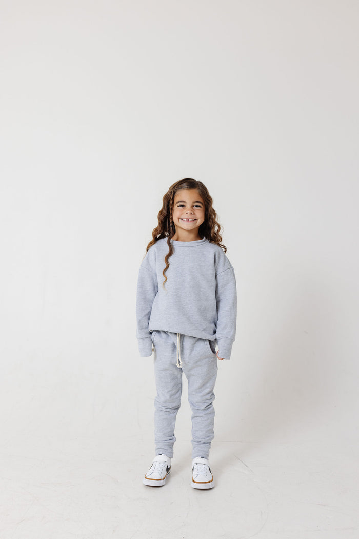 boxy sweatshirt - ash