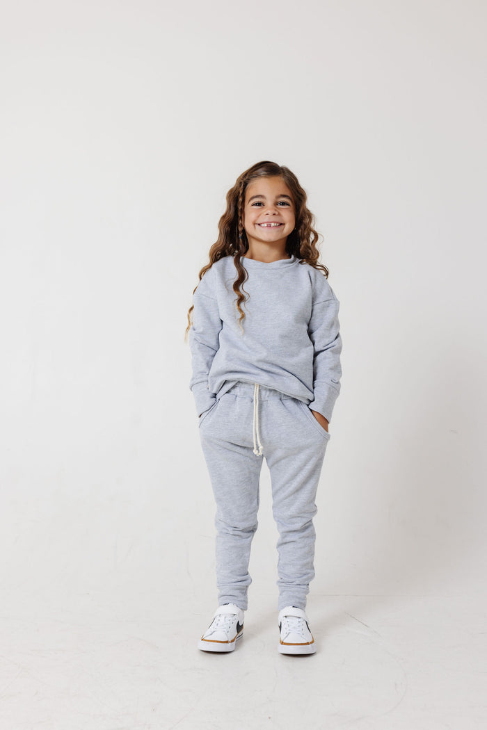 boxy sweatshirt - ash