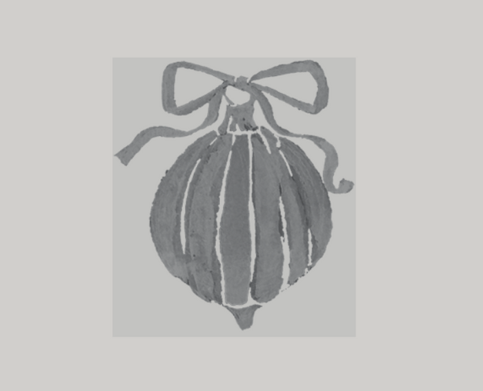 boxy tee - bauble on nickel