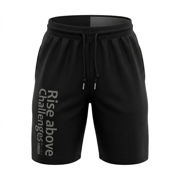 Men Casual Sweat Shorts With Side Print