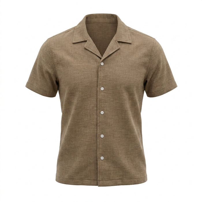 Men Short Sleeve Shirt And Shorts Set