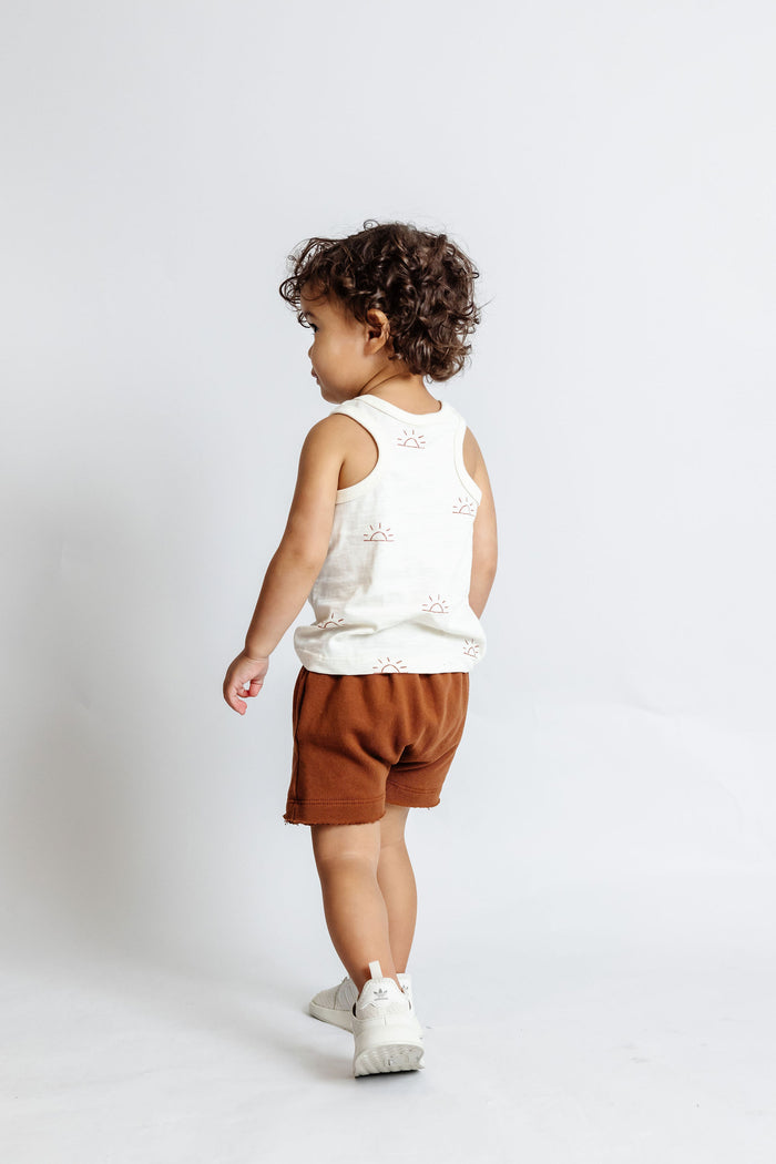 boy shorts - cognac