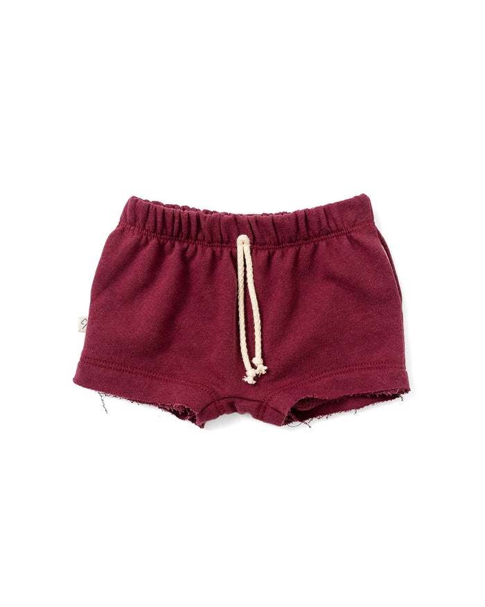 boy shorts - cranberry