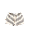 boy shorts - natural stripe