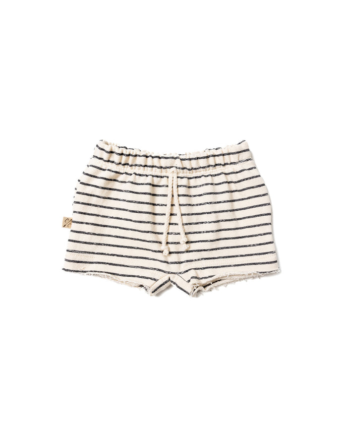 boy shorts - natural stripe