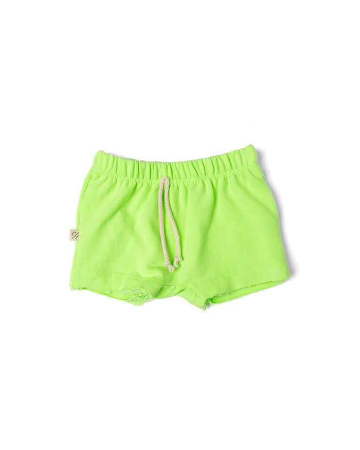 boy shorts - neon green