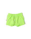 boy shorts - neon green