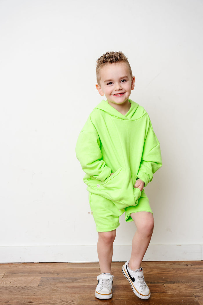 boy shorts - neon green